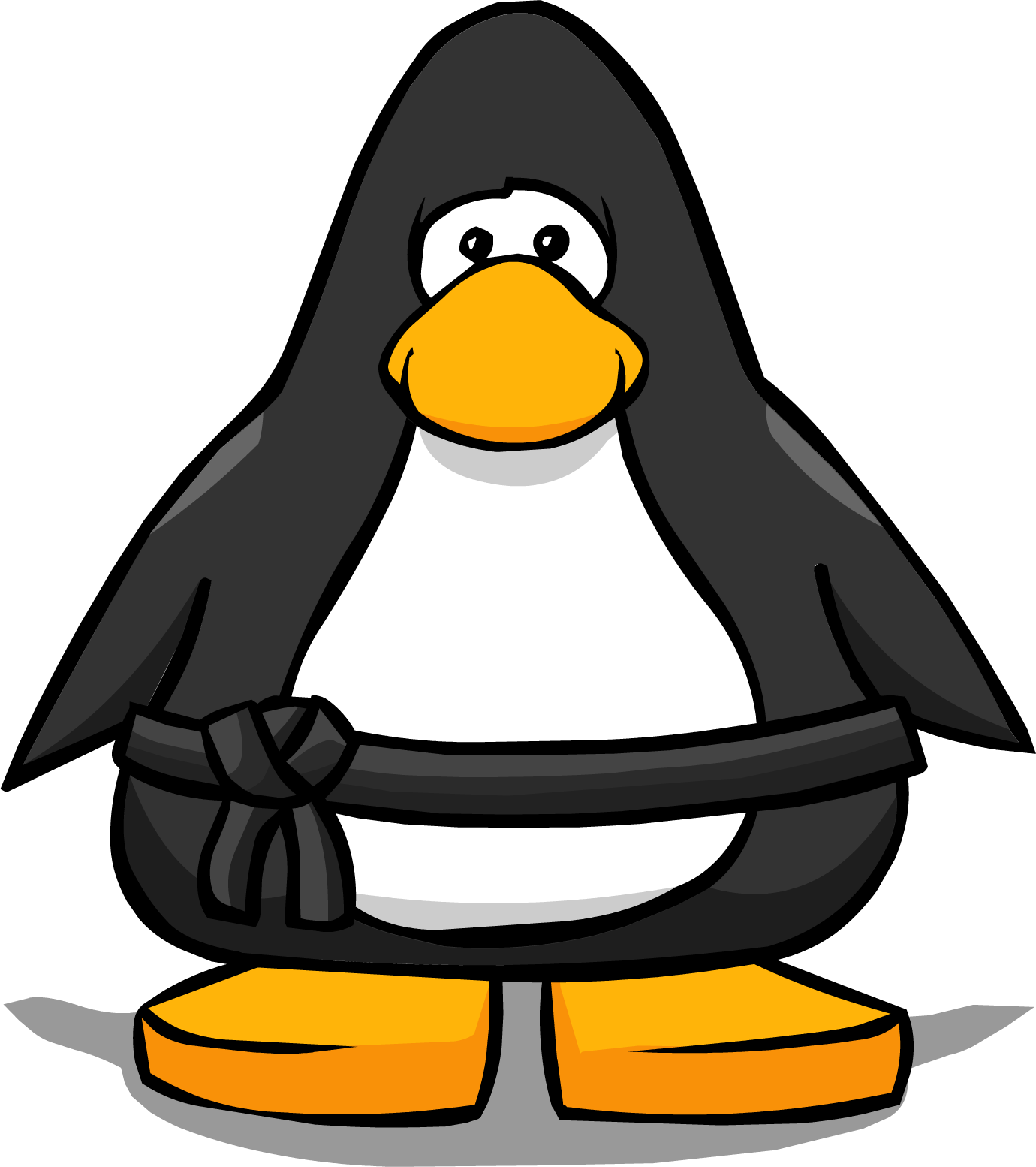 Black Belt On A Player Card - Club Penguin Steam Avatar (1380x1554), Png Download