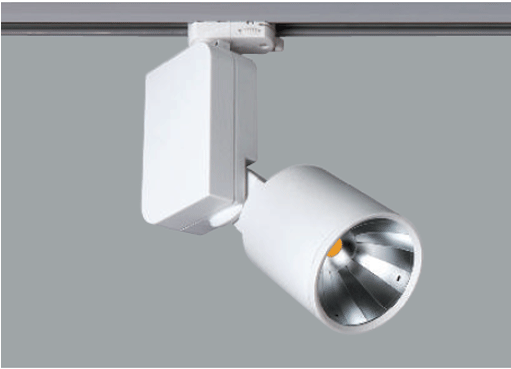 A White Led Spotlights With A Grey Background - Track Lighting (510x589), Png Download