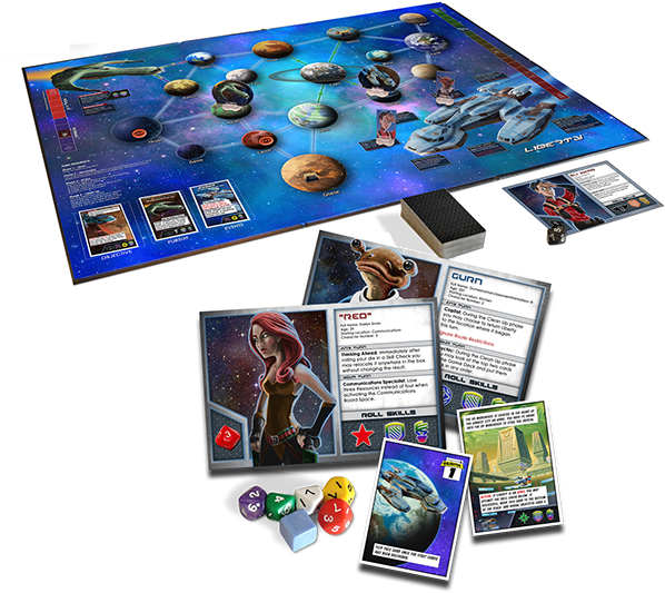 Main Game Image - Space Movers 2201 Board Game (604x604), Png Download