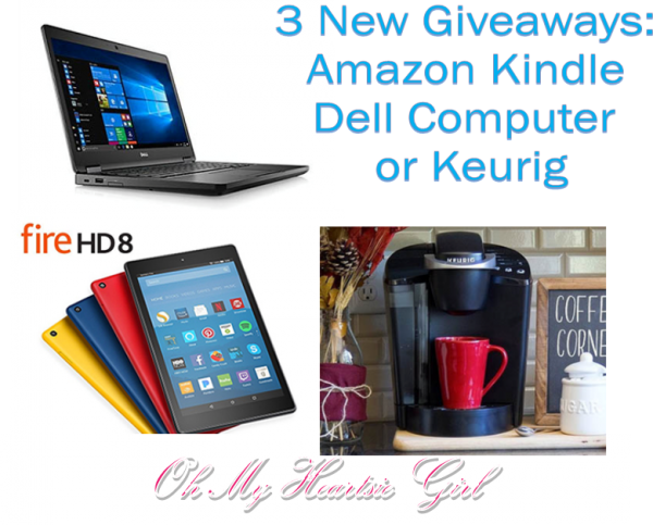 3 New Giveaways Amazon Kindle - Keurig Coffee Espresso Maker Machine K Cup Single Serve (600x483), Png Download