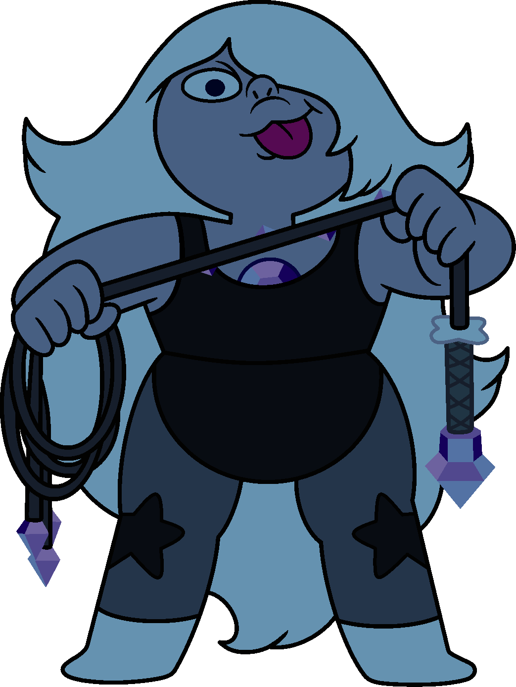 Amethyst Facet-five Palette - Garnet In Steven Universe Png (1043x1387), Png Download