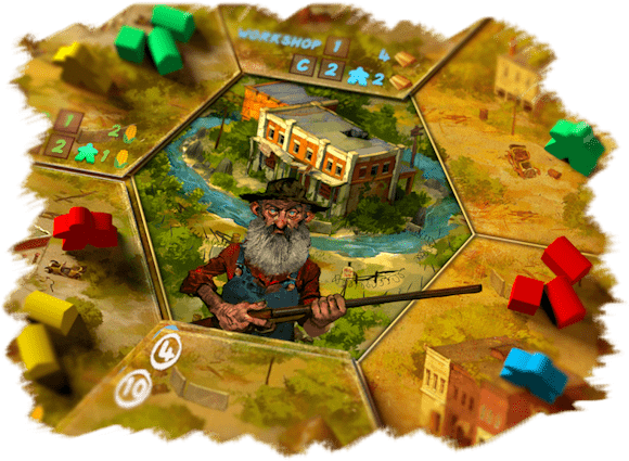 Placed In The Middle Of The Board And Protected From - Dice (590x457), Png Download