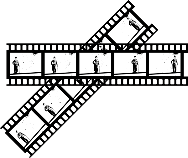 Download - Charlie Chaplin Film Reel (600x505), Png Download