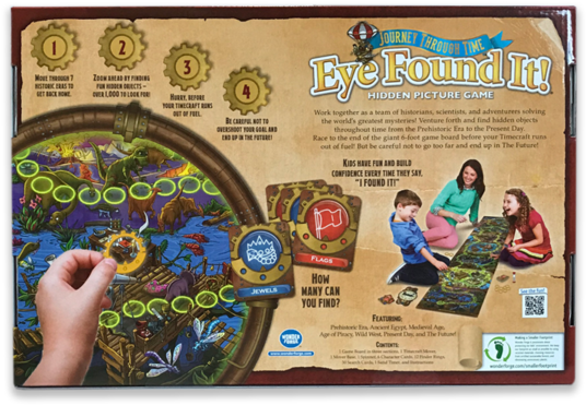 Journey Through Time Eye Found It Hidden Picture Board - Wonder Forge Eye Found It! (600x600), Png Download