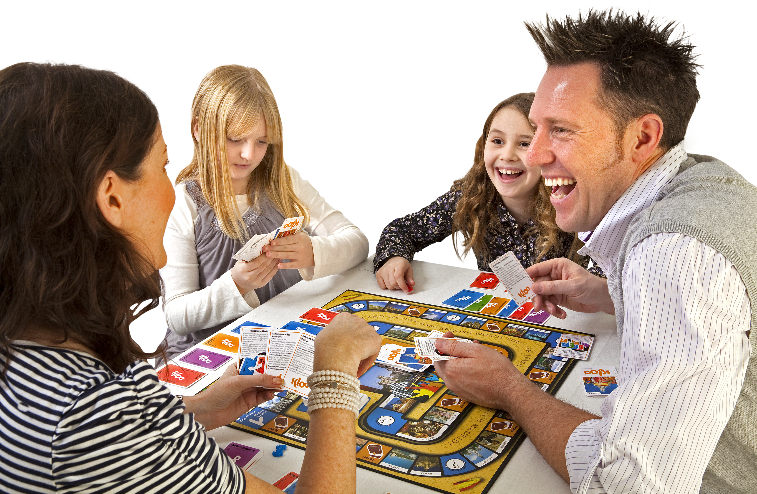 Family Games Png - Kloo French Games - Race To Paris Board Game (2916x1944), Png Download