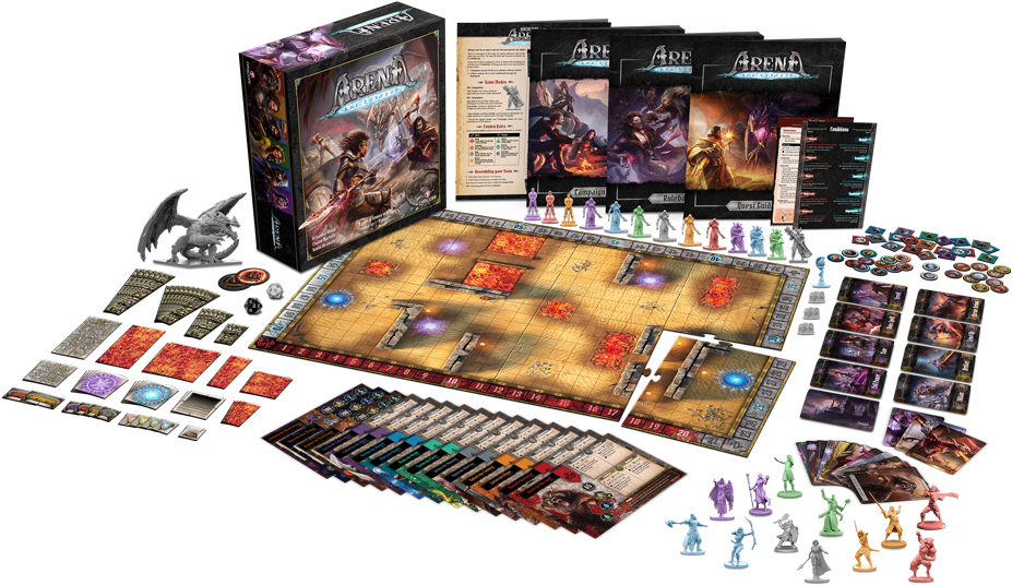 In Cooperative Mode , The Player(s) Build A Team Of - Arena The Contest (1000x674), Png Download