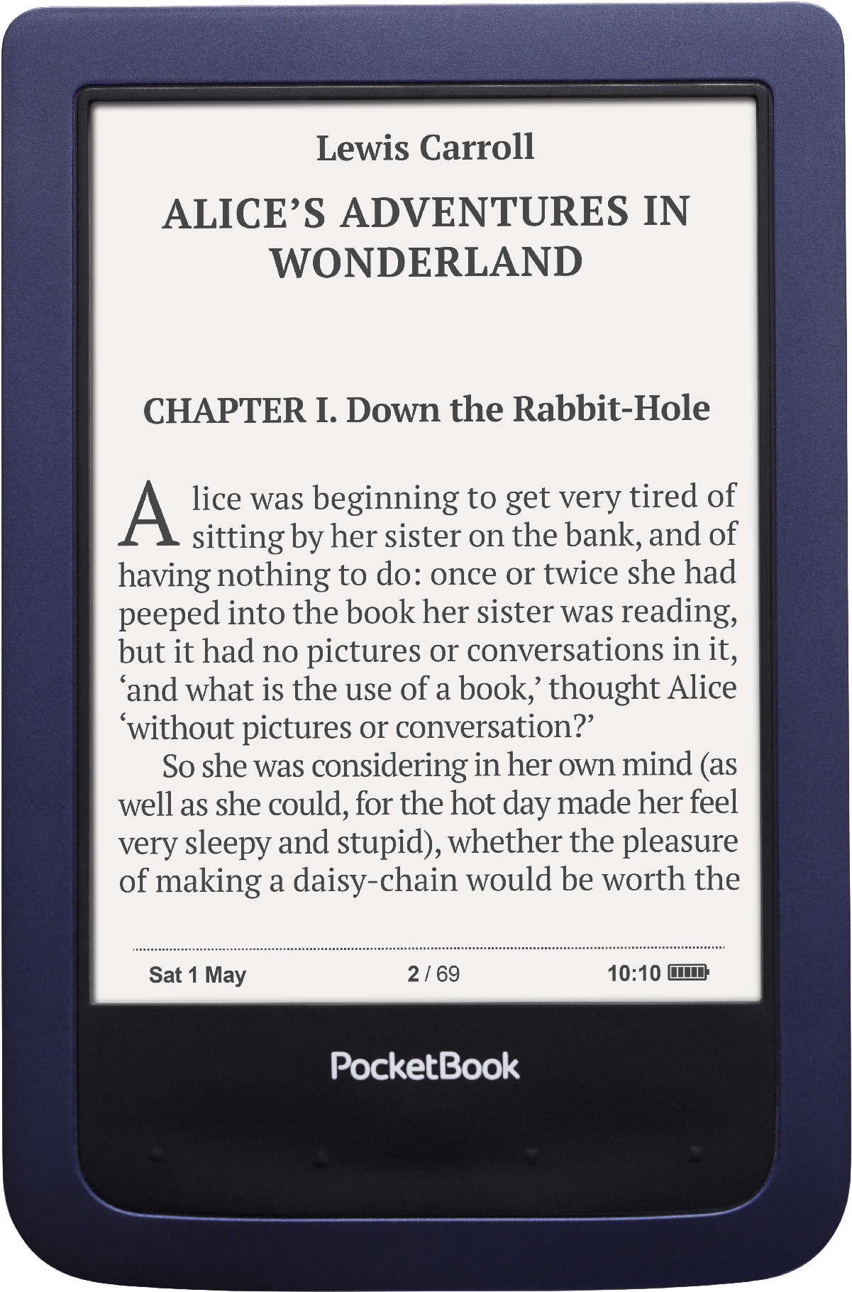 A Reliable Companion To Let You Read Anytime, Anywhere - Pocketbook 614 Basic 2 White E-book Reader (1333x2000), Png Download