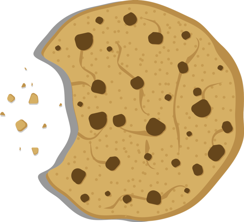 Png Black And White Download Fed Ex Free On Dumielauxepices - Cookie Clipart Png (800x729), Png Download