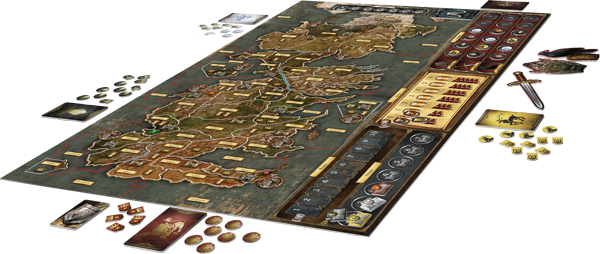 A Game Of Thrones - Gra O Tron Gra Planszowa (600x254), Png Download