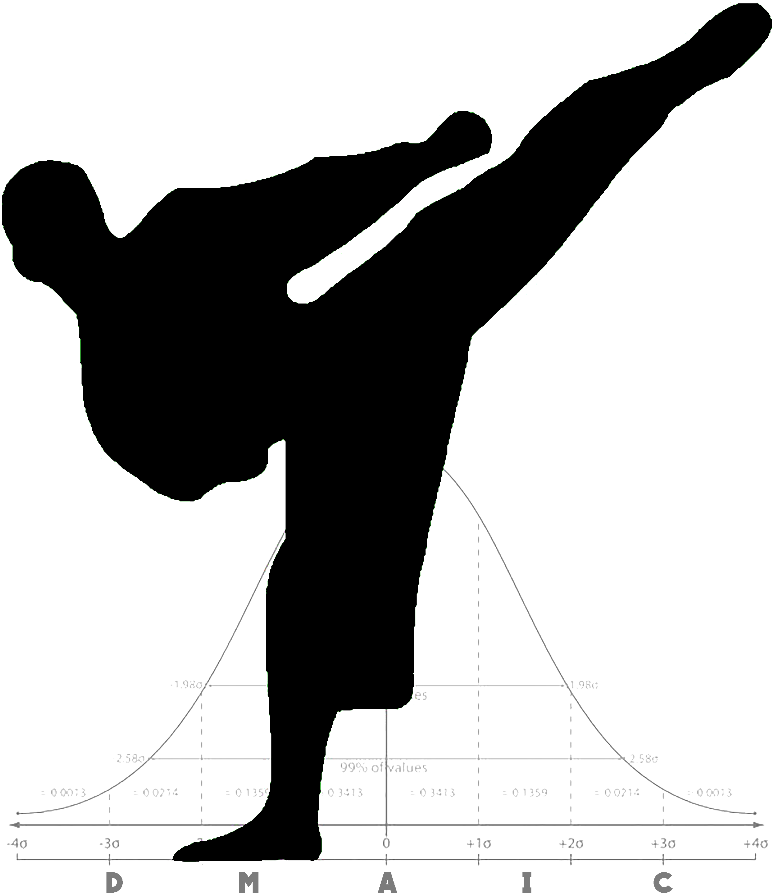 To Acquire A Lss Black Belt Certification, The Following - 6 Sigma Yellow Green Black Belt (4383x3124), Png Download