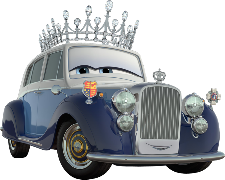 The Queen Cars 2 Pixar Wiki Fandom Powered By Wikia - Queen Elizabeth Cars 2 (749x600), Png Download