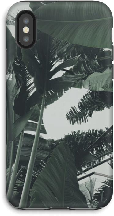 Tropic Leaves Case Iphone X Tough - Iphone (499x800), Png Download