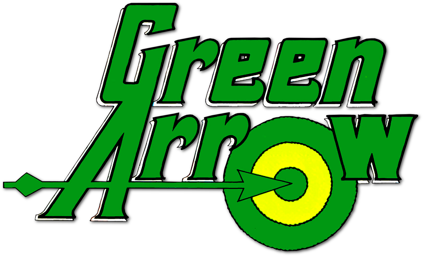 Green Arrow Vol 1 Logo - Green Arrow Comic Logo (1523x957), Png Download
