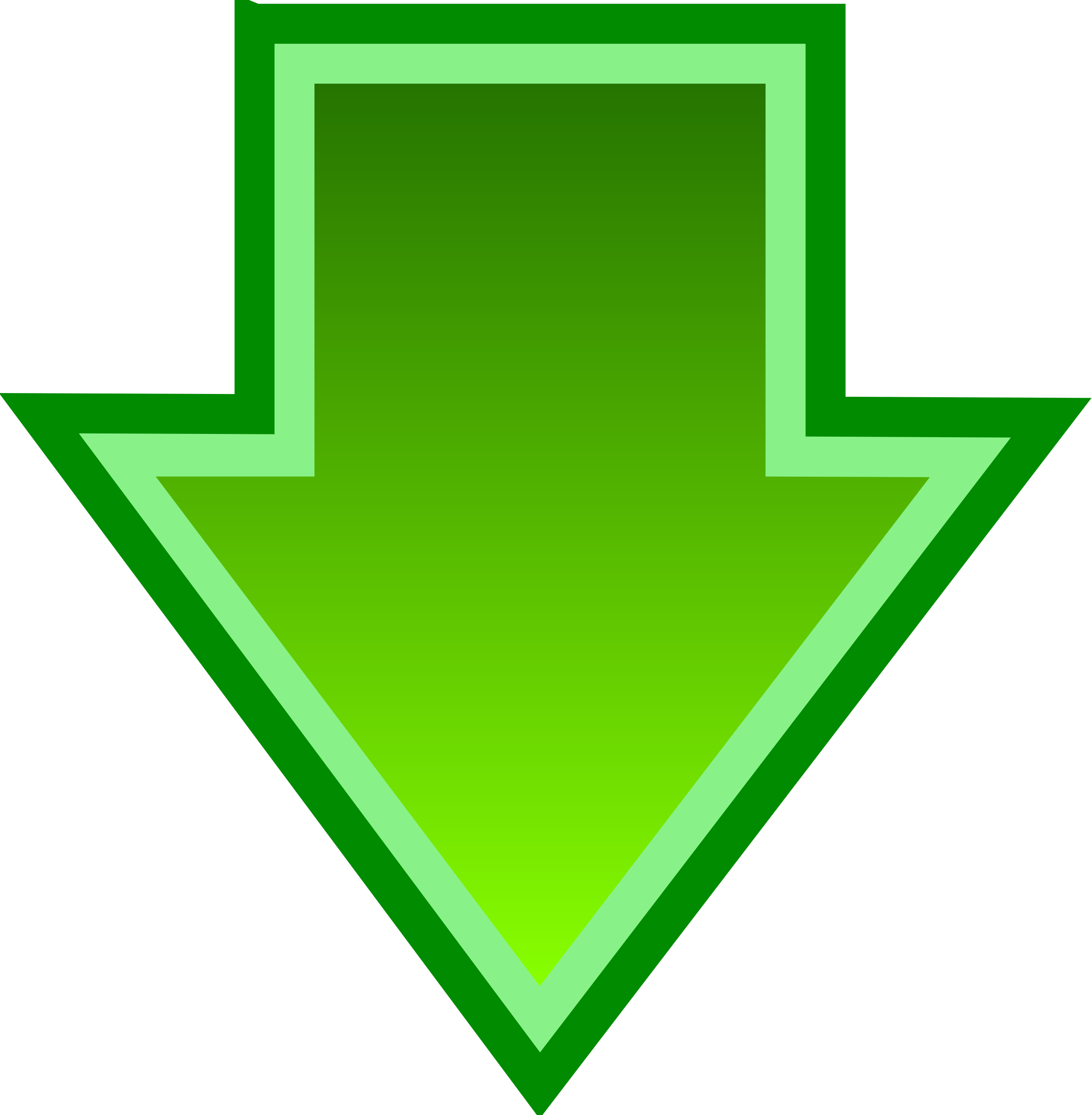 This Free Icons Png Design Of Simple Green Download (2351x2400), Png Download