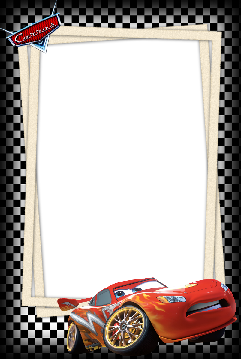 Disney Cars Frame Png - Cars Borders And Frames (803x1196), Png Download