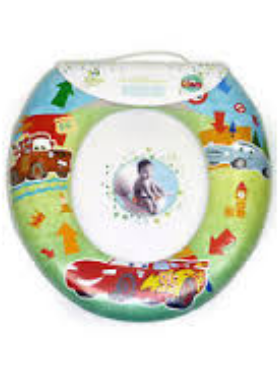Disney Wc Soft Potty Training Seat Cars - Beautiful Beginnings Toilet Trainer Seat Cars (569x366), Png Download