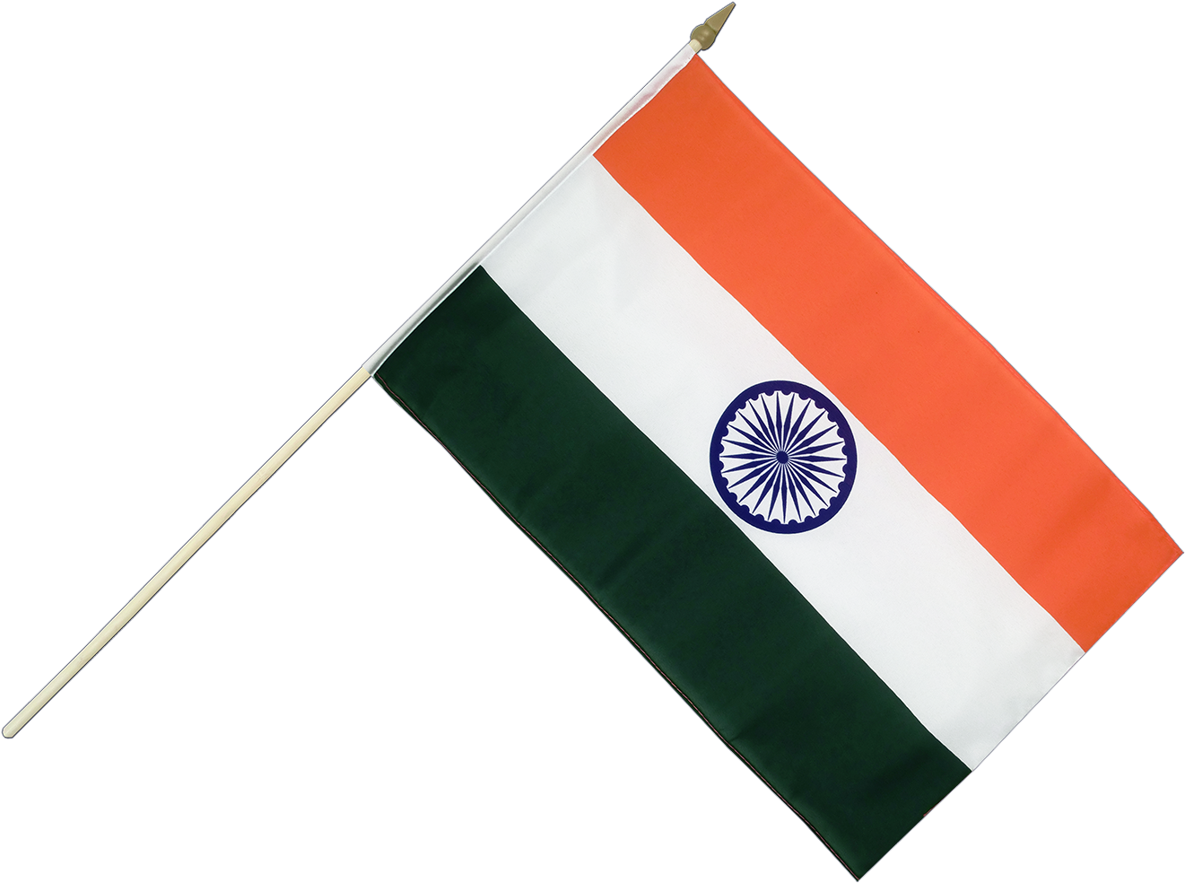 Indian Flag With Stick Png Hd Best Picture Of Imagesco - Small Flag Of India (1500x1260), Png Download