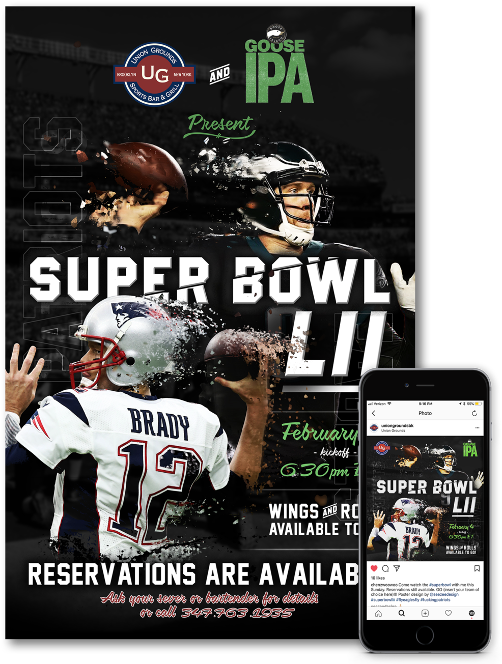 Ug Sbpostmocks - Super Bowl (1000x1317), Png Download