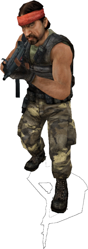 Guerilla Warfare Zombie Escape - Counter Strike Guerilla Warfare (298x841), Png Download