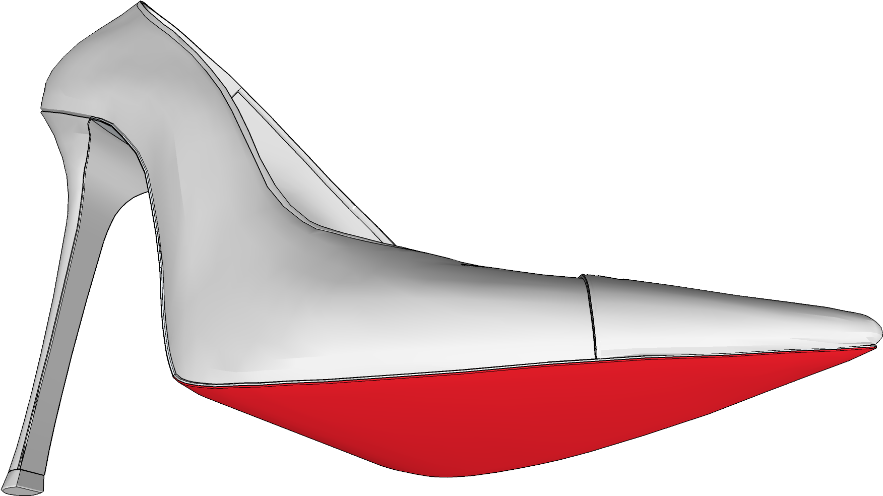 High Heels Soles - High-heeled Shoe (1920x1074), Png Download