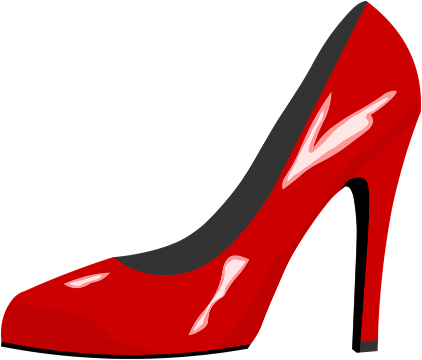 Red High Heel Free - Red High Heel Png (843x720), Png Download