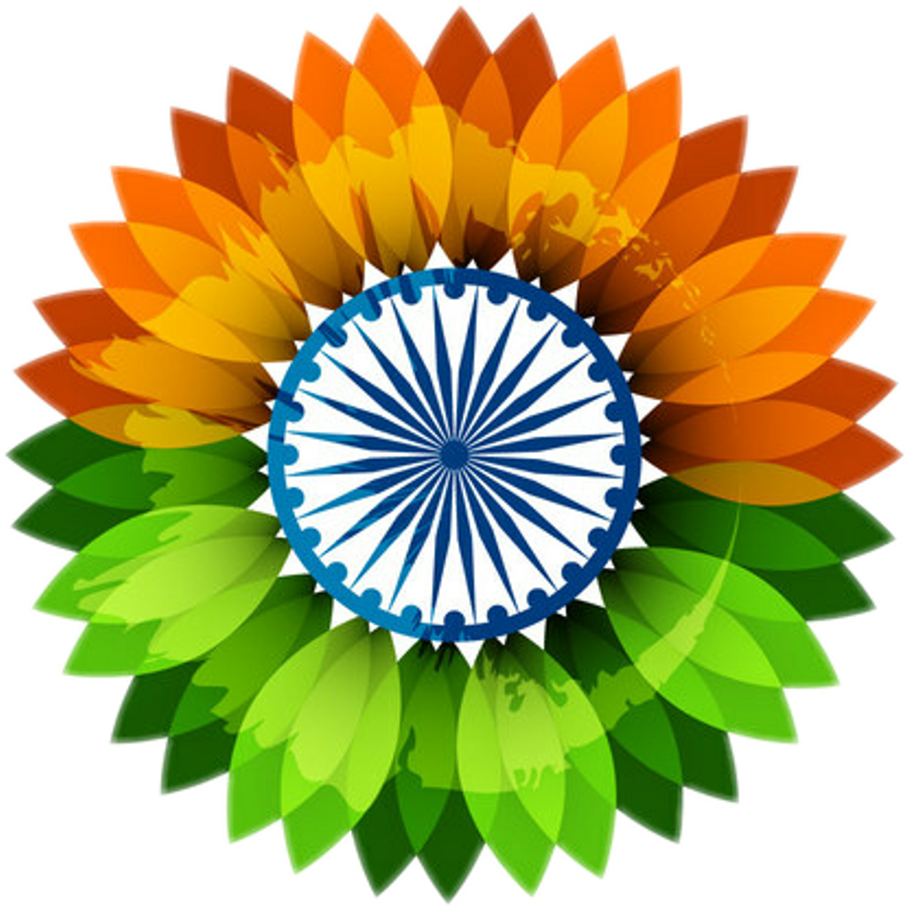 Indian Independence Day 2018 (1024x1024), Png Download