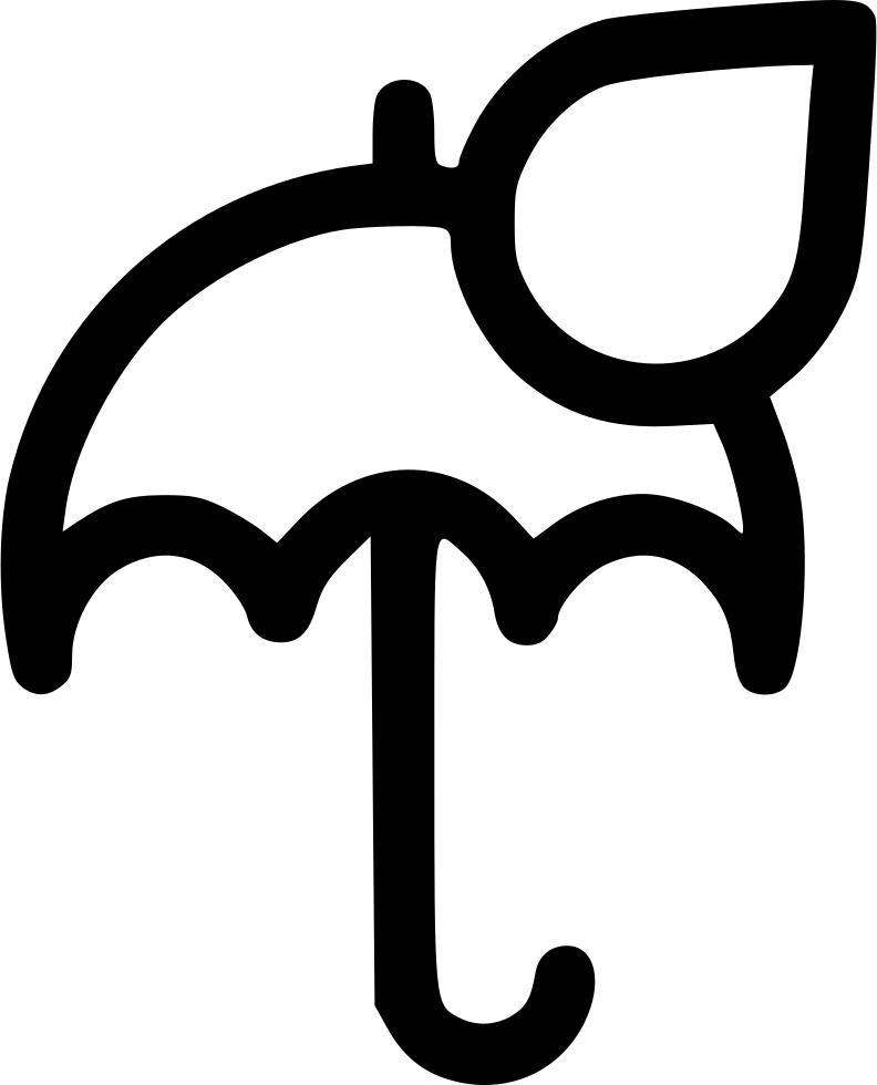Rain Drop Umbrella Drib Device Protection Security - Rain (792x980), Png Download