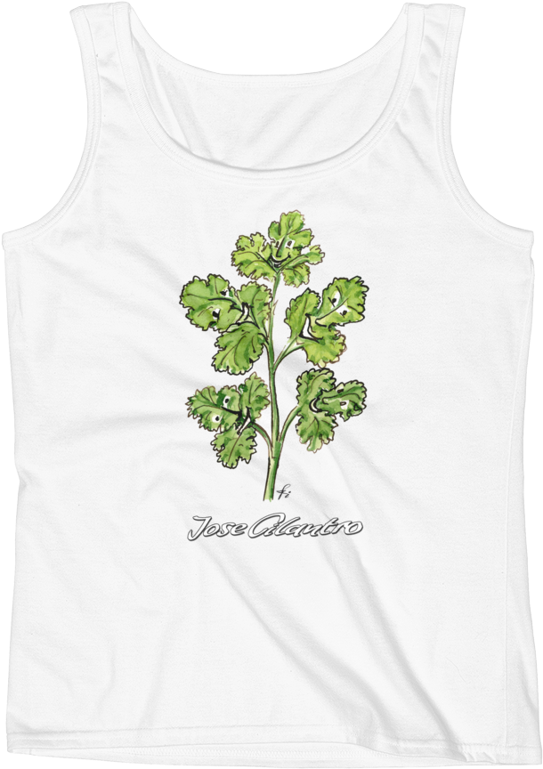 Ladies' Tank Jose Cilantro - Active Tank (1000x1000), Png Download