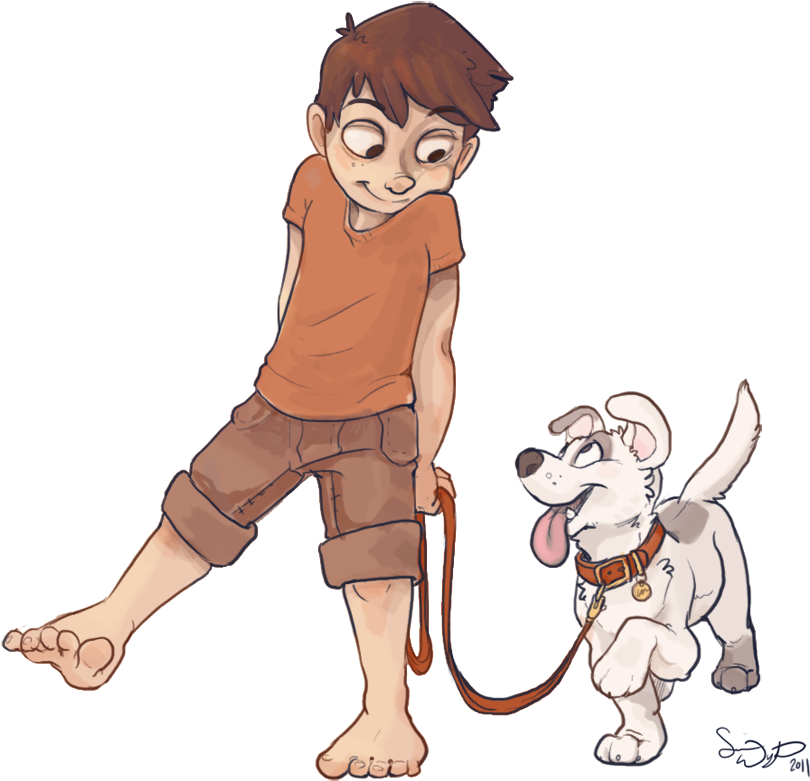 Cartoon Walking Dog Group Clip Library - Dog Jumping Animation (900x885), Png Download