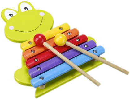 Download - Frog Xylophone From Orange Tree Toys (665x665), Png Download