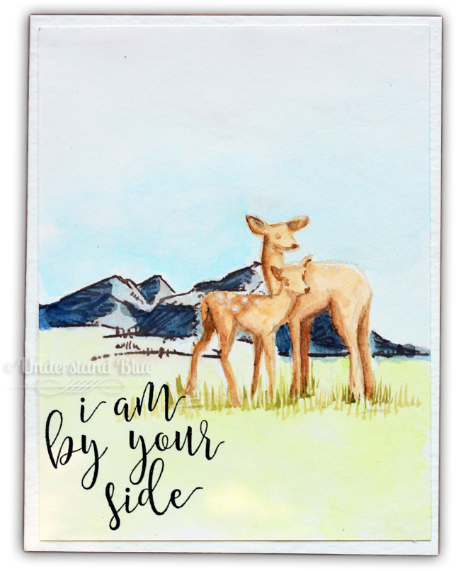 The Watercolor Is My Koi Travel Set - Concord And 9th By Your Side Stamps (650x872), Png Download