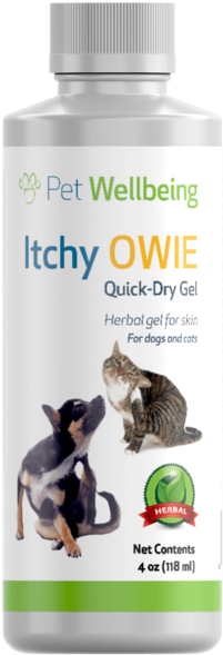 Itchy Owie Quick-dry Gel For Cat Skin Problems - Nuomi Cat Dog Pet Grooming Steel Small Brush Random (469x600), Png Download