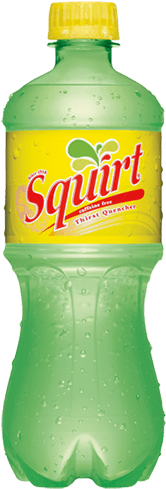 Flavors - Squirt, 20 Fl Oz Bottle (250x500), Png Download