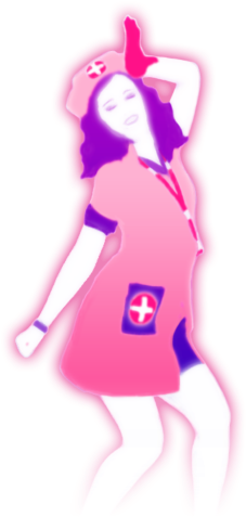 Toxic Coach 1 Big Now - Toxic Just Dance Coach (500x500), Png Download