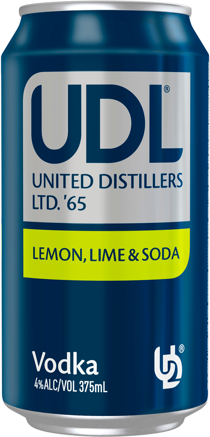 Udl Vodka Lemon Lime & Soda Cans 375ml - Udl Vodka Lemon Lime & Soda Cans (1600x2000), Png Download