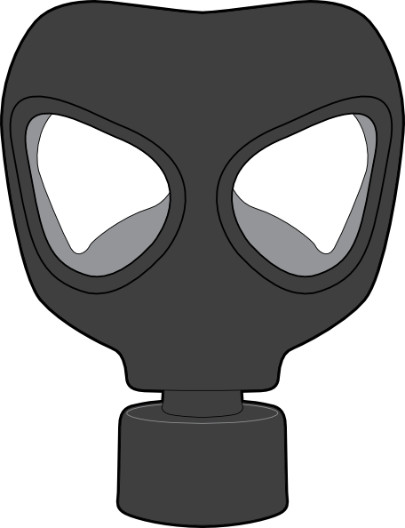 Gas Mask, Metal, Plastic, Toxic Pictures Png Images - Gas Mask Clipart (400x521), Png Download