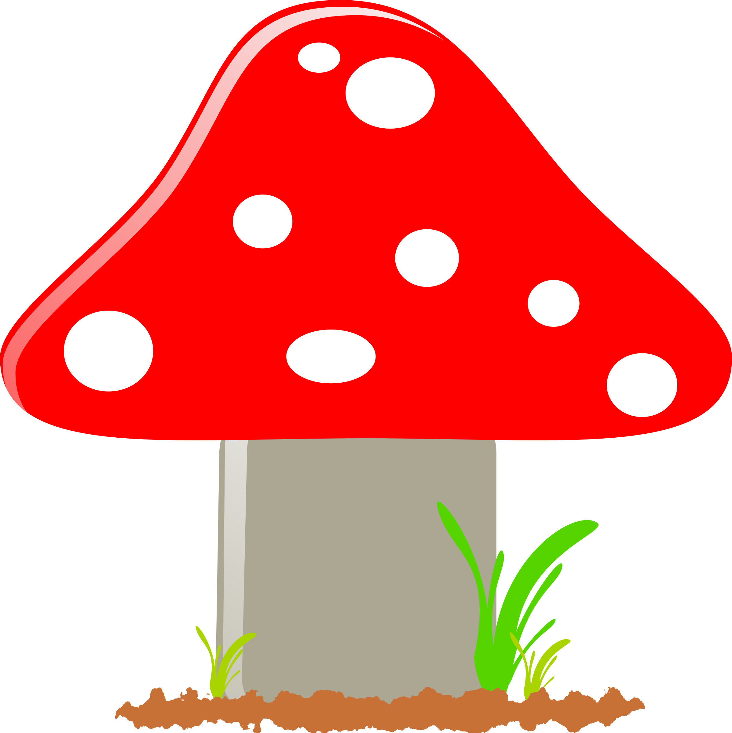 Fly Agaric, Mushroom, Toxic, Poisonous, Red, Dots - Big Mushroom Clipart (639x640), Png Download
