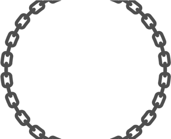 Chain Png Transparent Images - Chain Silhouette (640x480), Png Download