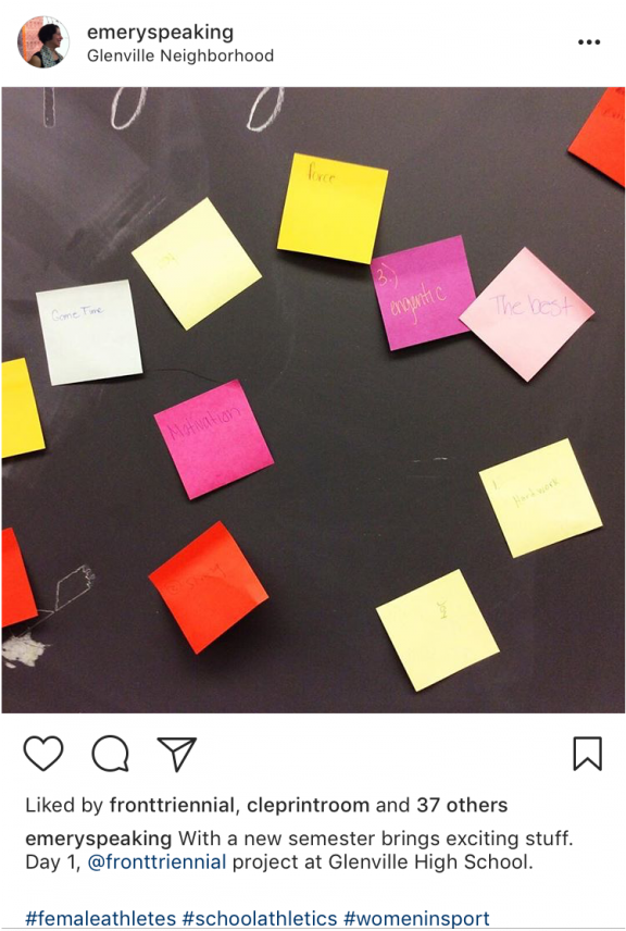 Post-it Notes From Emery's First Meeting With Female - Brochure (576x1024), Png Download