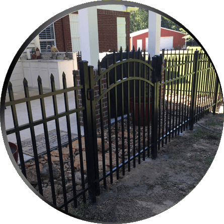 Chain-link Fence - Gate (445x445), Png Download