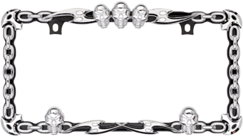 Skull Frame Png (800x800), Png Download