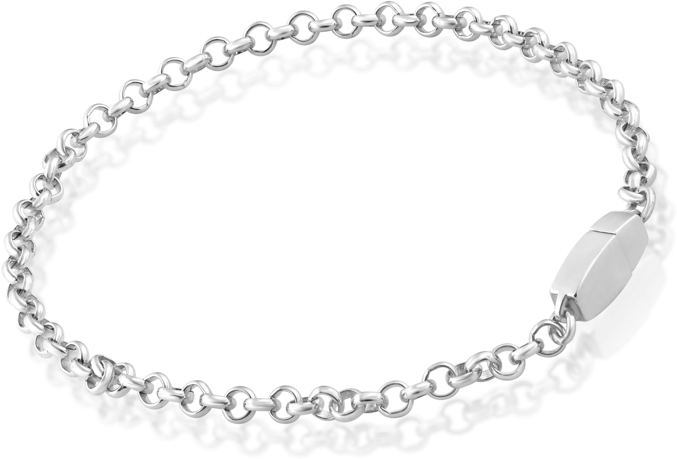 Silver Chain Png - Sterling Silver Chain (1600x1600), Png Download