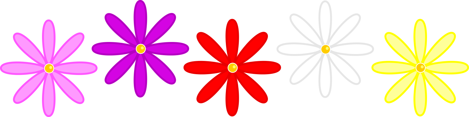 Png Stormdesignz Picture Stock - Flower Chain Clip Art (1630x407), Png Download