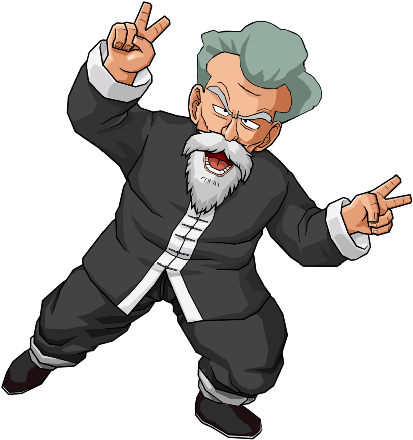 Jackie Chan Confused Transparant Png - Master Roshi No Background (900x960), Png Download