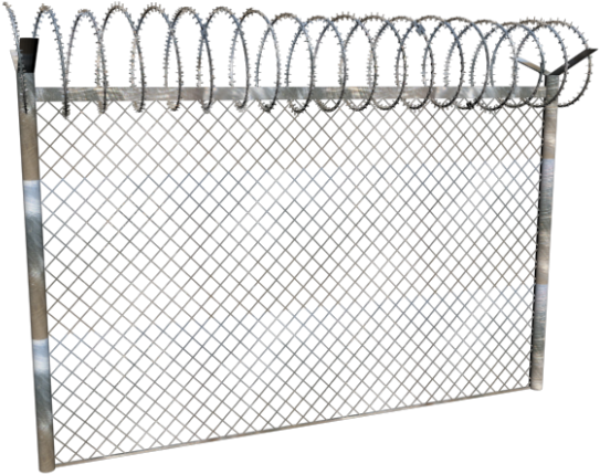 Metal Fence Png Download - Steel Fence (620x465), Png Download