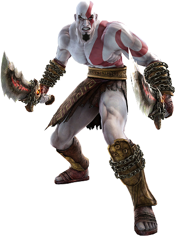 Kratos - God Of War Character Png (375x475), Png Download