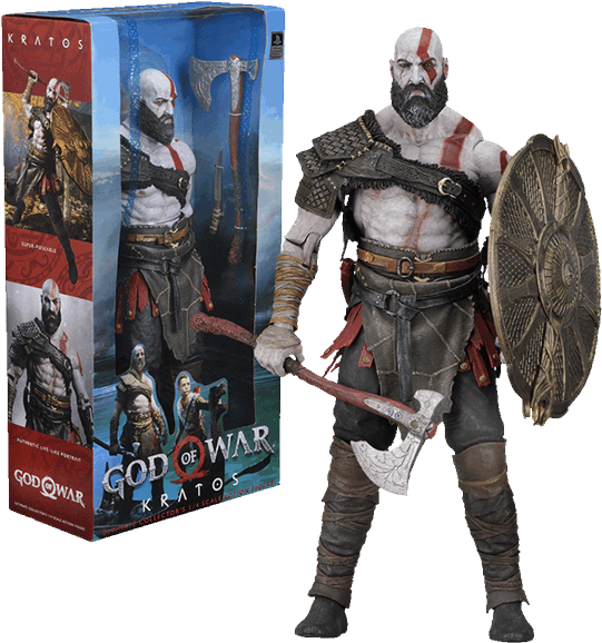 God Of War 4 Action Figure (600x600), Png Download