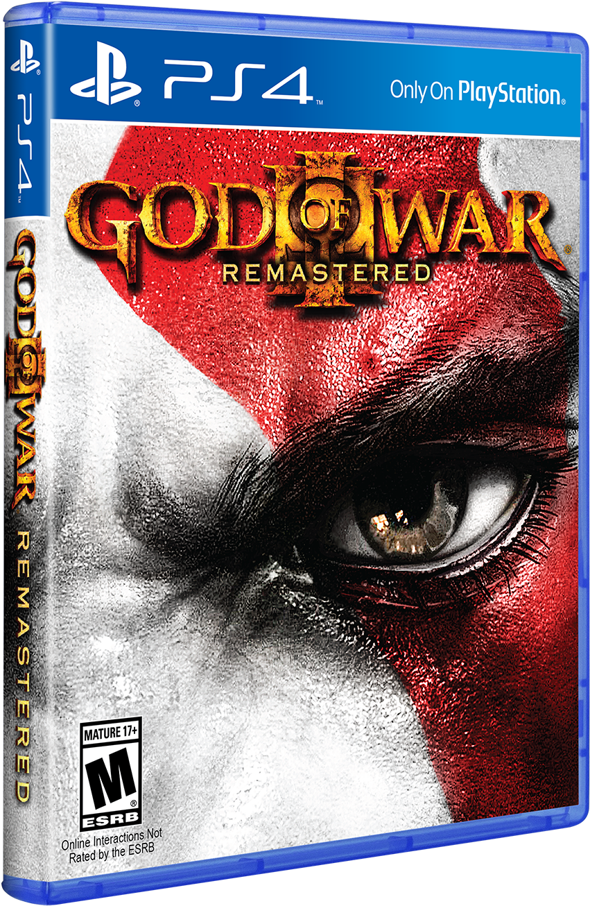 God Of War Iii Remastered - God Of War 3 Remastered - Playstation 4 New (1000x1413), Png Download