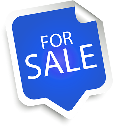 For Sale Tag 400×439 Blue - Sale Blue (400x439), Png Download