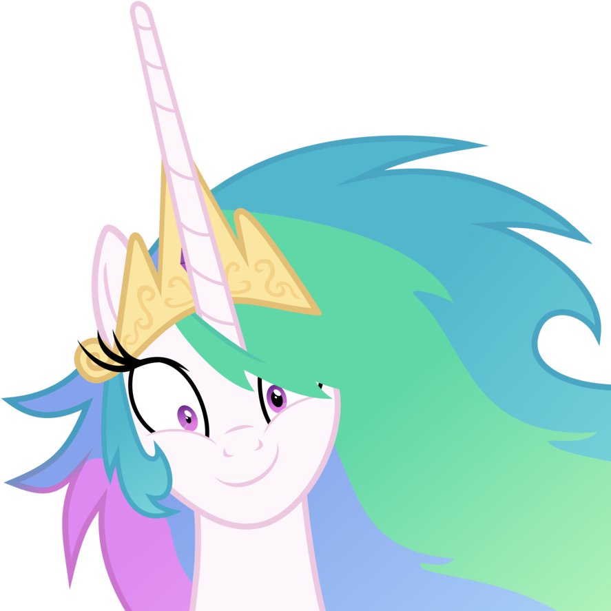 Princess Celestia Twilight Sparkle Pinkie Pie Rainbow - Princess Celestia Creepypasta (894x894), Png Download